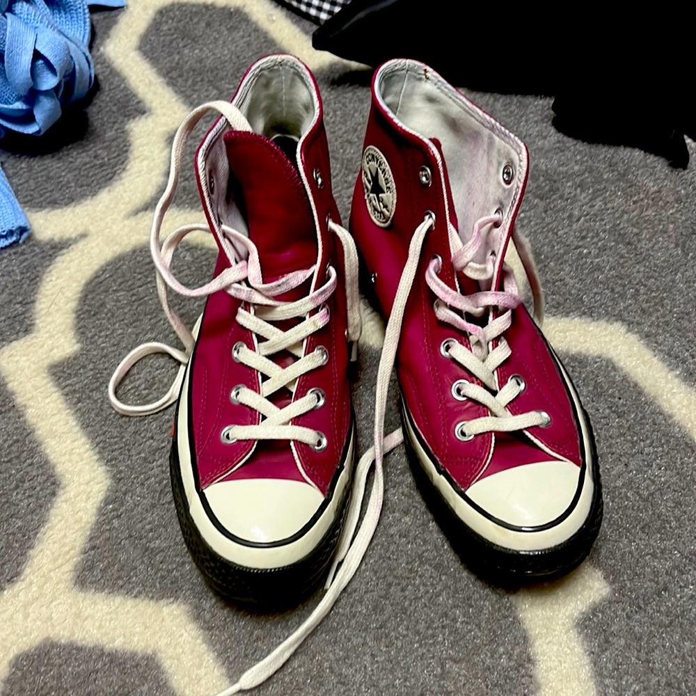 Chuck Taylor, converse, high tops – leather